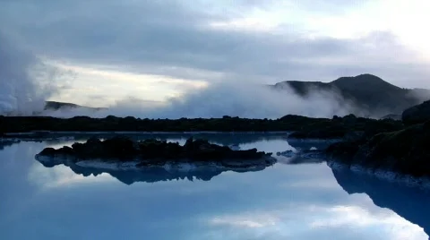 Lava Smoke Stock Footage 490361