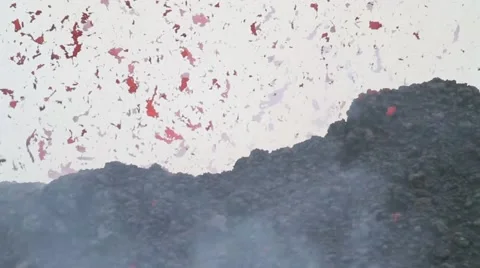 Lava splash Stock Footage 42260404