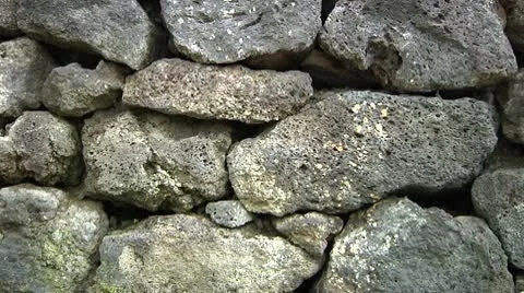 Lava Stone Wall, slider. Stock Footage 9825146