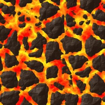 Lava stones abstract seamless generated hires texture Stock Illustration