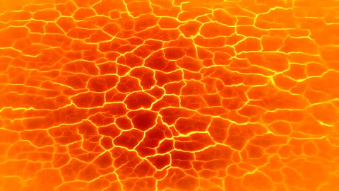 Lava Sun Surface Texture Hot Background Stock Footage 346094272
