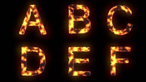 Lava text Stock Footage 75929596