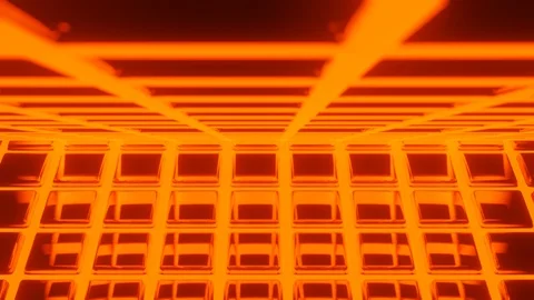 Lava wall in infinity loop Video stock 128120325