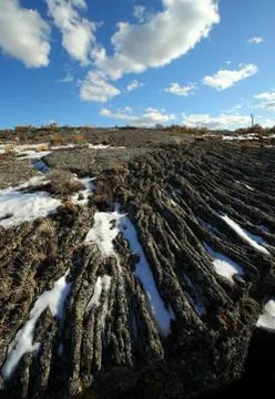 Lava Winter Stock Photos