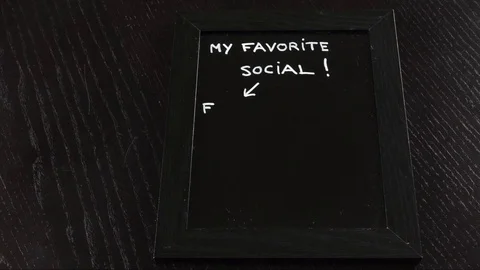 Lavagna stop motion Stock Footage 78062420