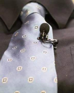 Lavalier microphone Stock Photos