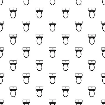 Lavatory pattern seamless vector Stock Illustration