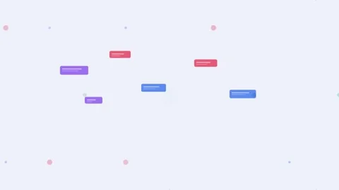 Lavend Paper Tasks Digital Checkmarks Automation Flat Design Loop Stockbeeldmateriaal 342606648