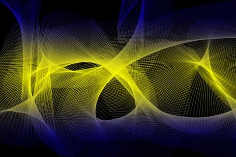 Lavender abstract flowing  lines wave soft light pattern Ilustração Stock