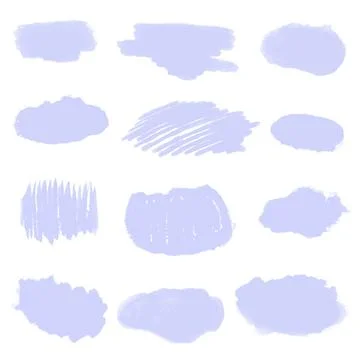 Lavender blue watercolor splash vector painted water color background Stock Illustration
