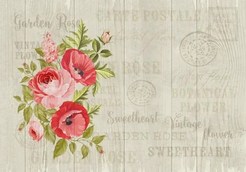 The lavender elegant card Stock Illustration