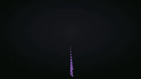 Lavender fern for forest nature visuals. Organic nature motion graphic for 스톡 동영상 342622894