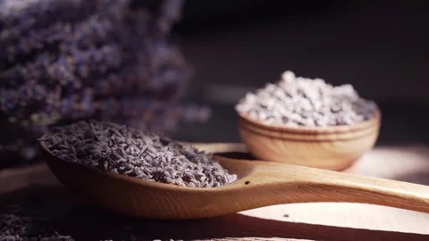 Lavender flower in practices of herbalism Stock Footage 291623545