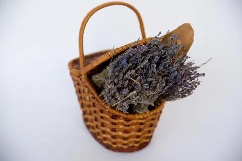 Lavender flowers on table Stock Photos