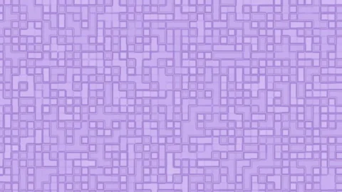 Lavender Geometric Grid Abstract Background with Soft Modern Square Maze Pattern Video stock 311034875
