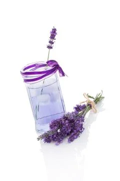 Lavender lemonade. Stock Photos