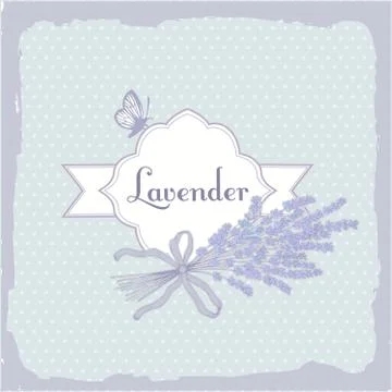 Lavender logo Stock Illustration