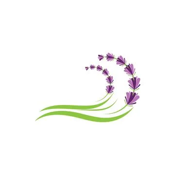Lavender Logo Template vector symbol Stockillustratie