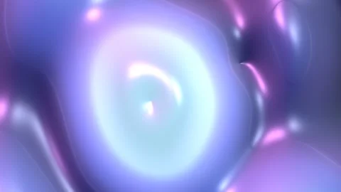 Lavender pearlescent liquid undulating with soft glow. 4K Stock Footage 344577704