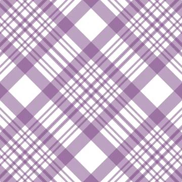 Lavender plaid pattern with white background Stock Illustration