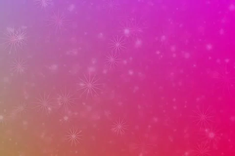 Lavender to raspberry abstract defocused background, star shape bokeh pattern Stock Illustration