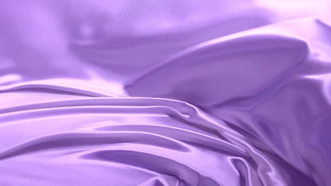 Lavender satin on display Stock Footage 101269143