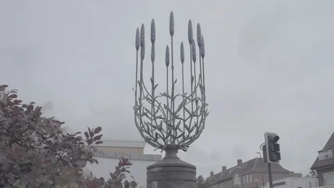 Lavender Sculpture Wallington Stock Footage 116554227