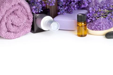 Lavender spa Stock Photos