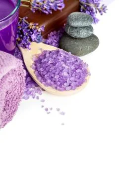 Lavender spa Stock Photos
