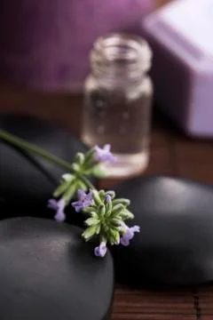 Lavender spa Stock Photos