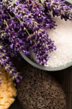 Lavender spa Stock Photos