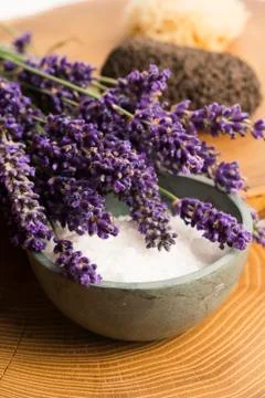 Lavender spa Stock Photos