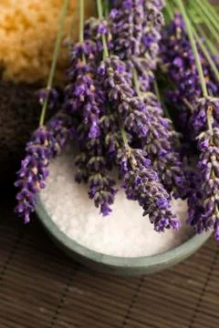 Lavender spa Stock Photos