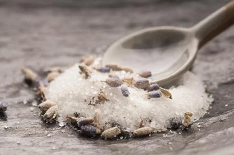 Lavender Sugar Stock Photos