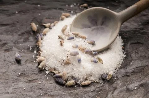 Lavender Sugar Stock Photos