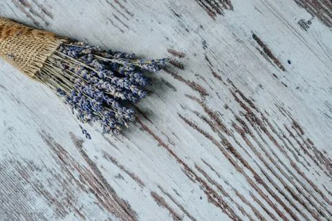 Lavender on the table Stock Photos