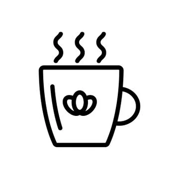 Lavender tea icon vector. Isolated contour symbol illustration 스톡 일러스트