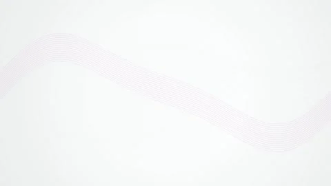 Lavender wavy lines flow horizontally on a light gray background Stock Footage 340877332