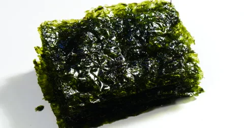 Laver, Nori sheets, in rotation 库存影片 162612977