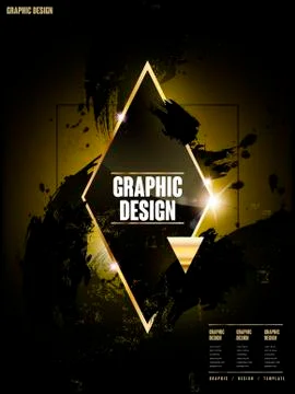 Lavish brochure template Stock Illustration
