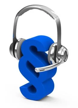 The law assistance Stock Illustration
