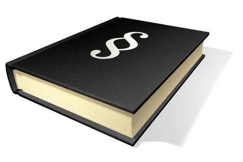 Law book Stock Illustration