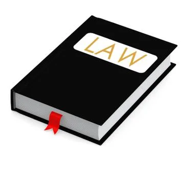 Law book Stock Illustration
