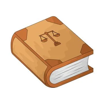 Law Book illustration Stock Illustration