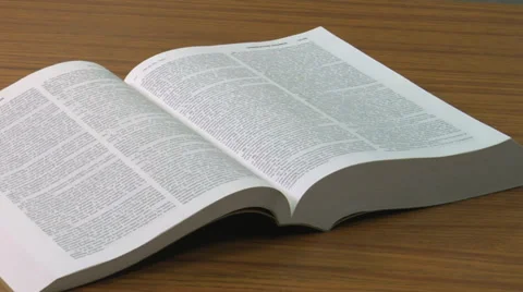 Law Book, open on table Pan Видео 36878740