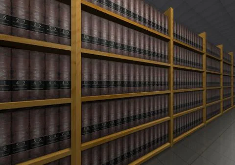 Law Books Stock Illustration