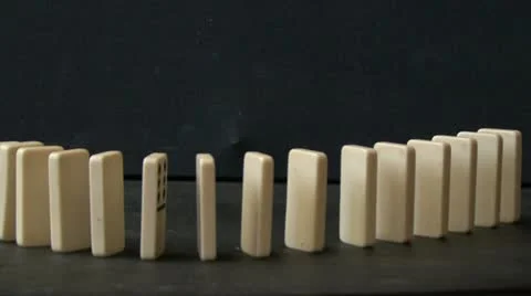 Law domino Stock Footage 10790039