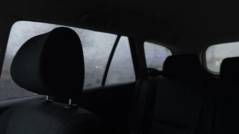 Law Enforcement Perspective: Gain a unique view from inside a police car, with Stock Footage 272276007
