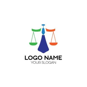 Law Firm Logo Stock Illustration