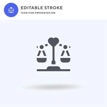 Law icon vector, filled flat sign, solid pictogram isolated on white, logo il Stockillustratie